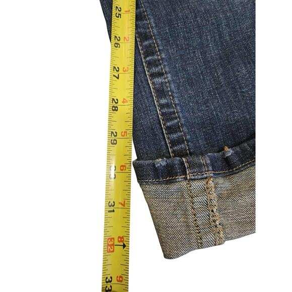 Calvin Klein Women's Size 12 Lean Boot Cut Jeans Medium Blue Cotton Stretch - Picture 5 of 6